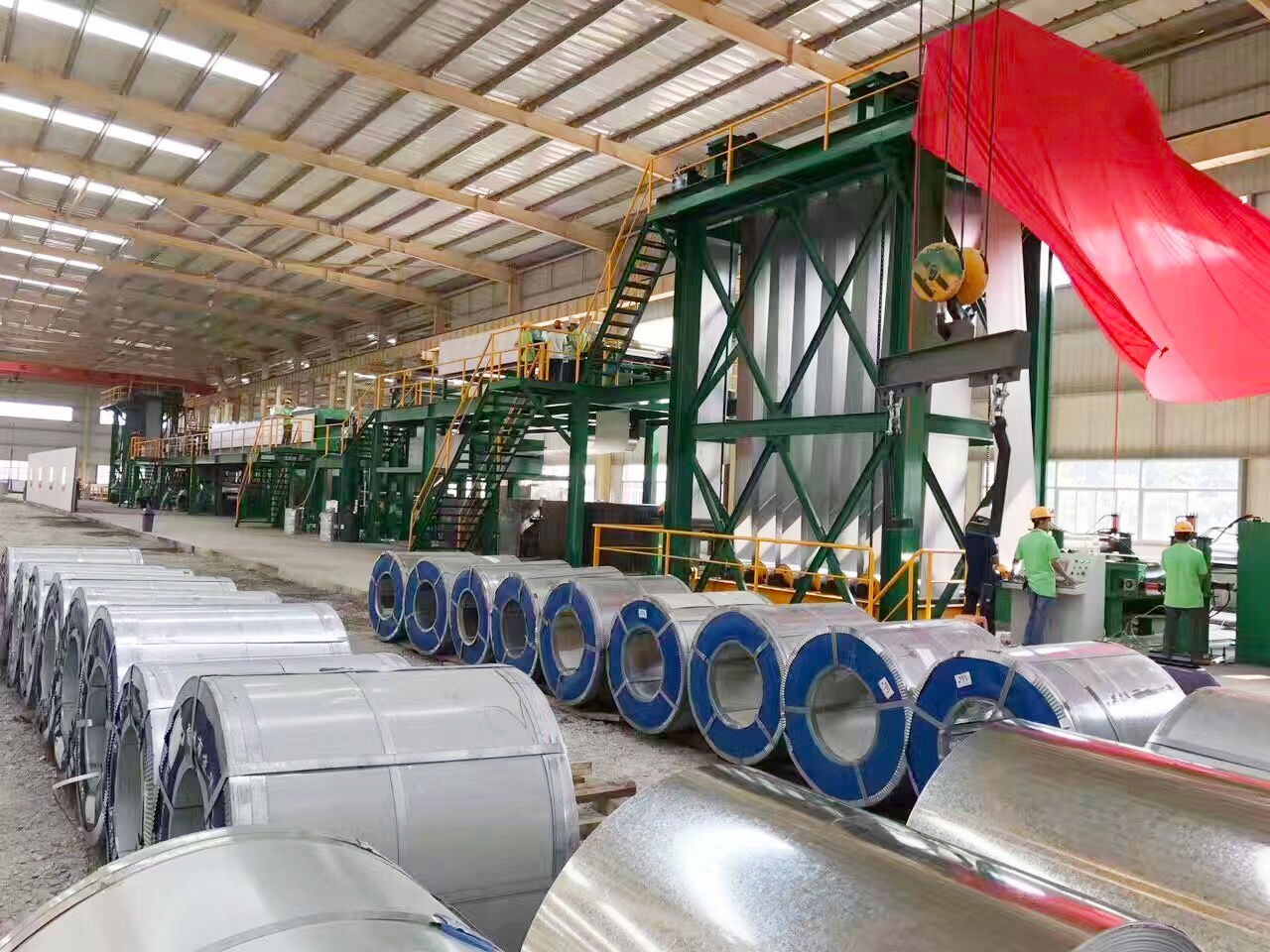 彩涂板、镀锌板生产线电气控制系统